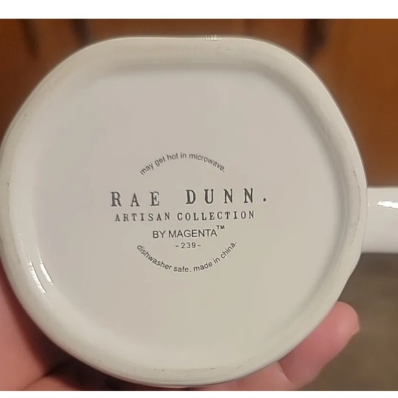 Cat Lover Mug MEOW Rae Dunn rtisan Collection by Magenta 16 oz NEW - Picture 4 of 4